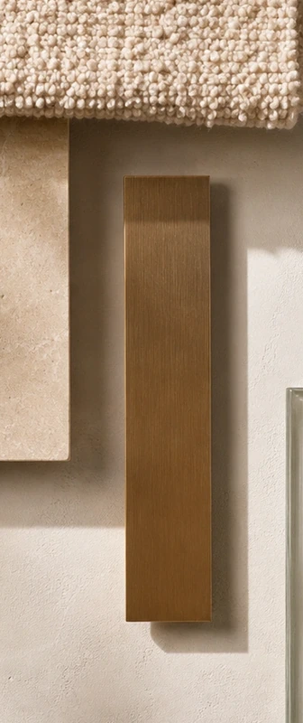 Brushed bronze architectural finish