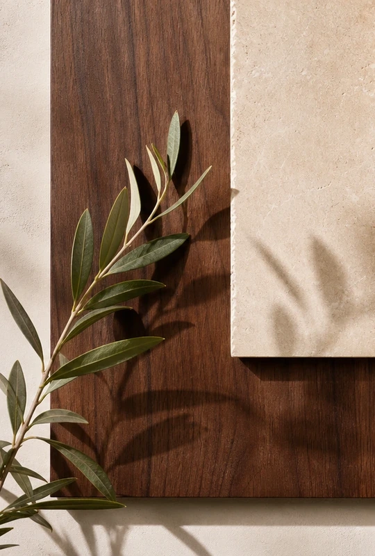 Rich natural walnut grain